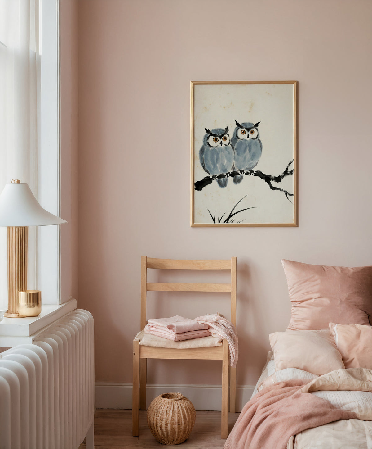 Ink Owls Poster i rum