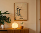 Ink Herons Poster i rum