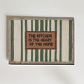 Kitchen Heart Poster – handmålad skylt The Kitchen is the Heart of the Home