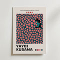 Yayoi Kusama Hidden Gaze – stilfullt konsttryck från Bozetto, tryckt på matt finpapper