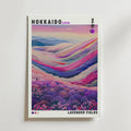 Hokkaido Lavender Fields – stilfullt konsttryck från Bozetto, tryckt på matt finpapper