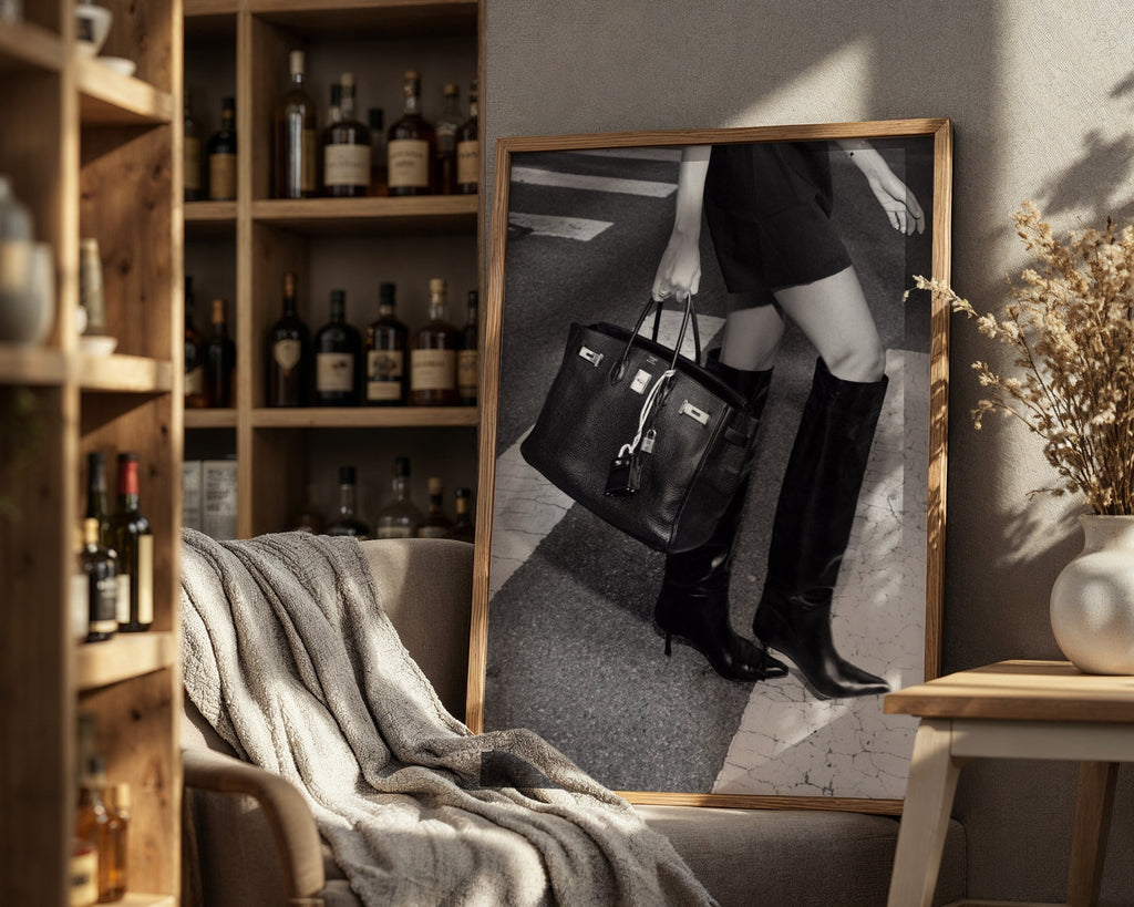Mockup av City Chic Street Style affisch på vägg – köp enkelt hos Bozetto i hög kvalitet