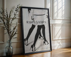 Väggmockup med Ralph Lauren Runway Elegance – köp enkelt hos Bozetto affisch i hög kvalitet