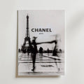 Chanel Paris – stilfullt konsttryck från Bozetto, tryckt på matt finpapper i hög tryckkvalitet