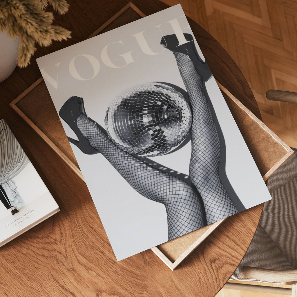 Vogue Disco poster visad rakt fram – Bozetto affisch i hög tryckkvalitet i hög tryckkvalitet