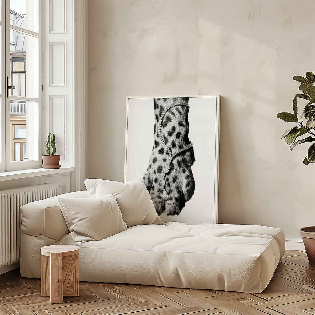 Mockup för Leopard Luxe – se hur affischen ser ut inramad på din vägg, Bozetto i hög tryckkvalitet