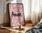 Mockup för Amore – se hur affischen ser ut inramad på din vägg, Bozetto i hög tryckkvalitet