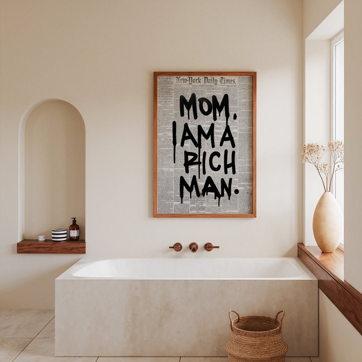 Rich Man Statement Poster – i rum 5