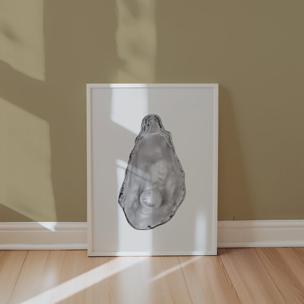 Silver Oyster Pearl Poster – i rum 5