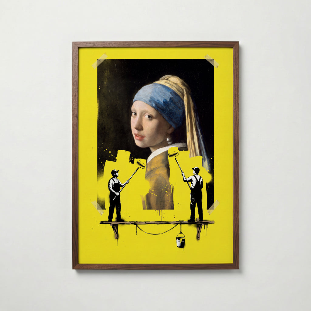 Painting Over the Pearl Poster – valnötsram