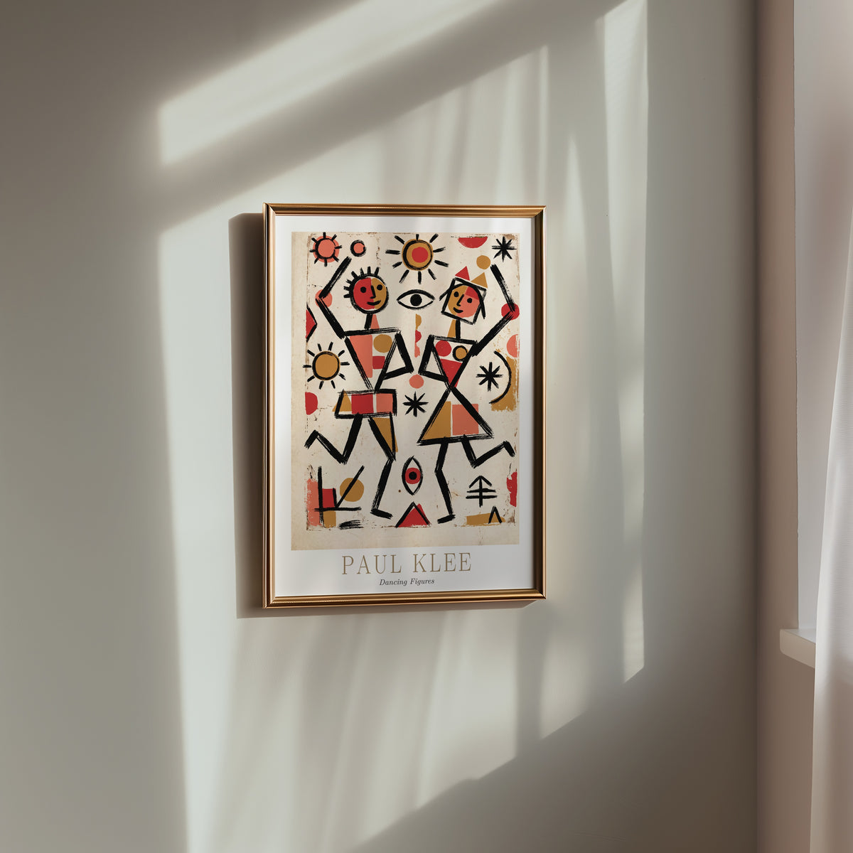 Paul Klee Dancing Figures Poster – i rum 4