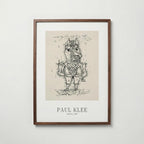 Paul Klee Donkey 1925 Poster – valnötsram