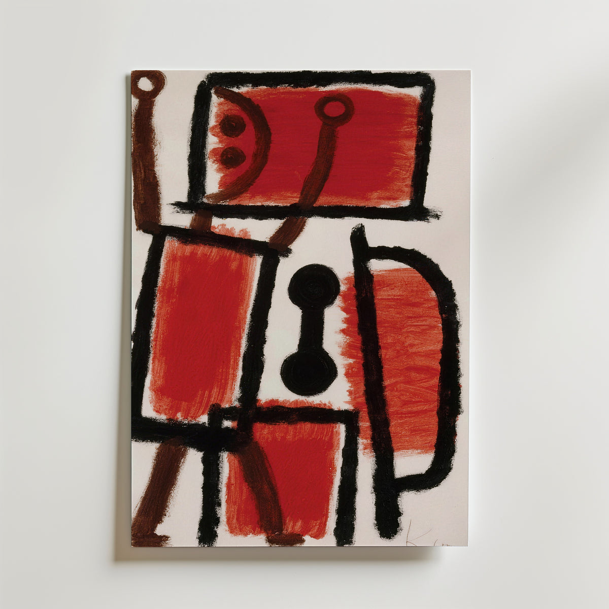 Paul Klee Locksmith 1940 Poster – canvas utan passepartout