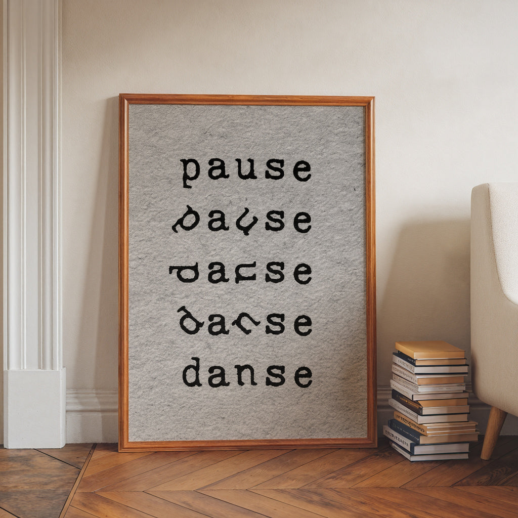 Pause Danse Poster – i rum 1