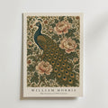 Peacock and Peonies William Morris Poster