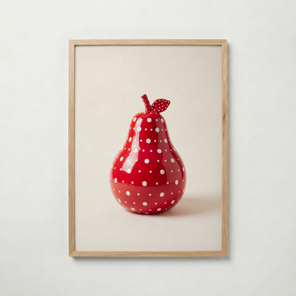 Polka Dot Pear Poster – ekram
