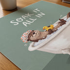 Soak It All In Poster – närbild på papper