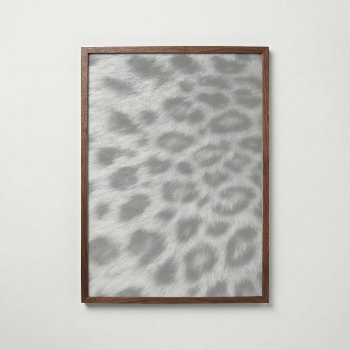 Frosted Leopard Fur Poster – valnötsram
