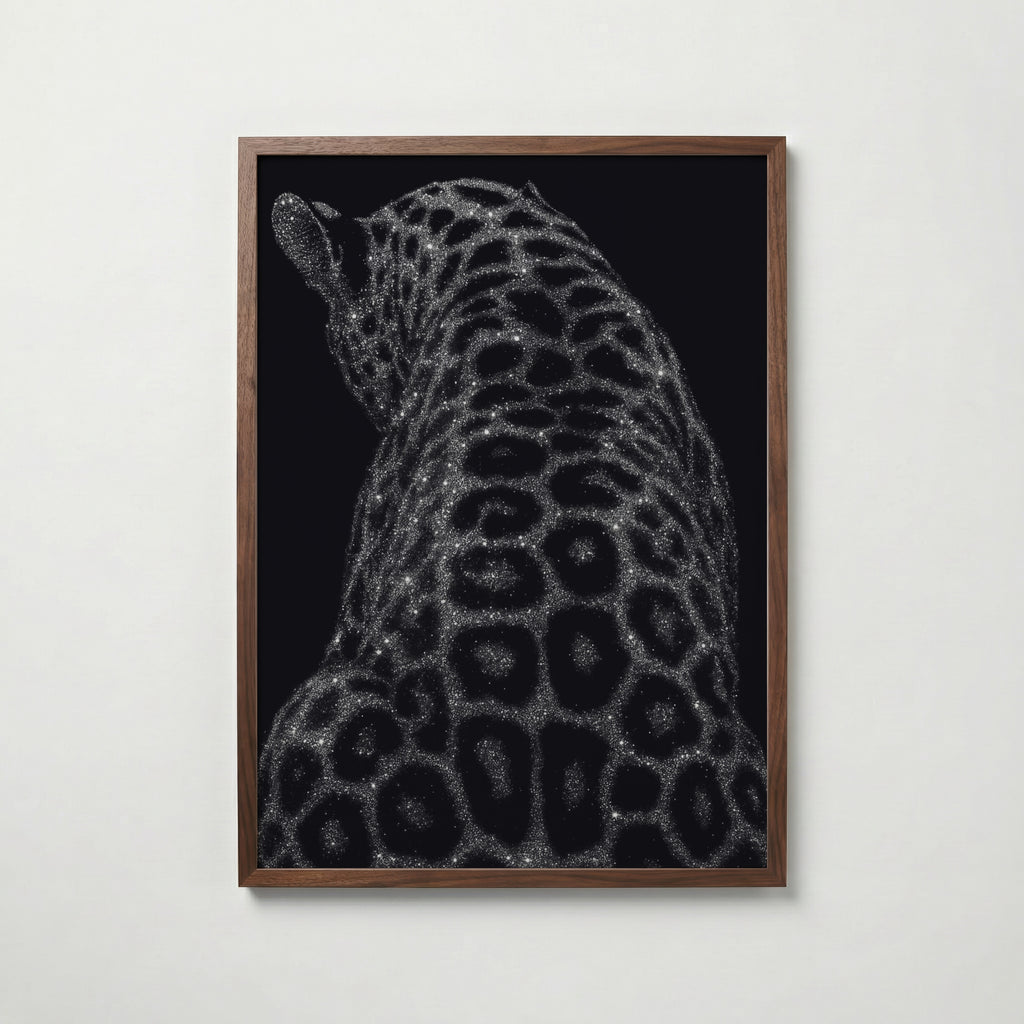 Stardust Leopard Poster – valnötsram