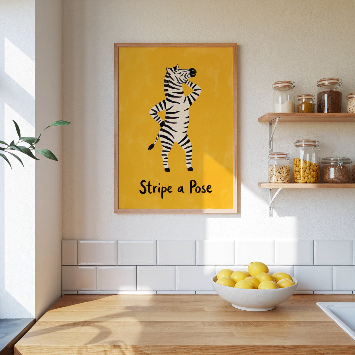 Stripe a Pose Poster – i rum 2