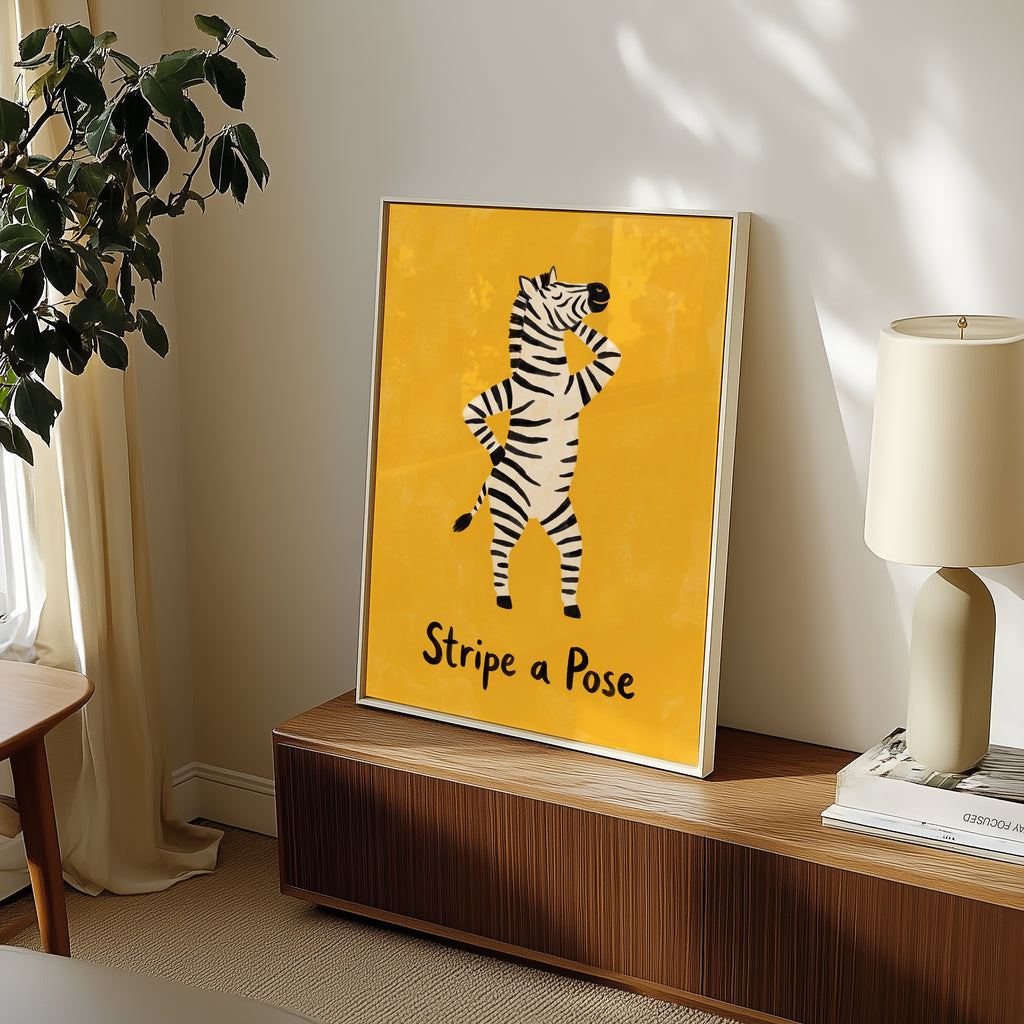Stripe a Pose Poster – i rum 3