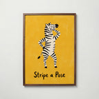 Stripe a Pose Poster – valnötsram