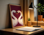 Swan Love Poster – i rum 3