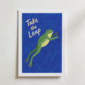 Take the Leap Poster – med passepartout