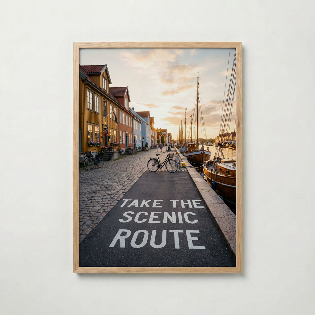 Take the Scenic Route Poster – ekram
