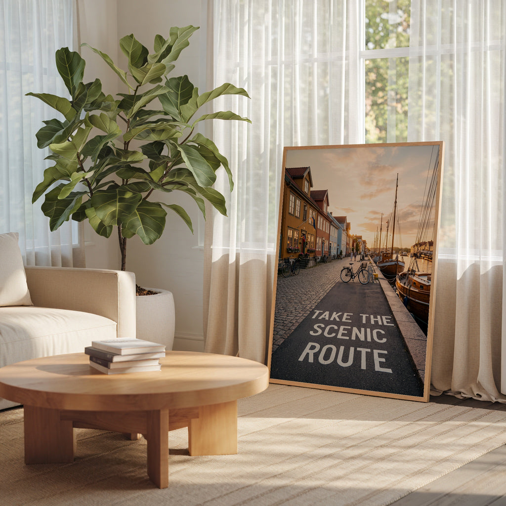 Take the Scenic Route Poster – i rum 3
