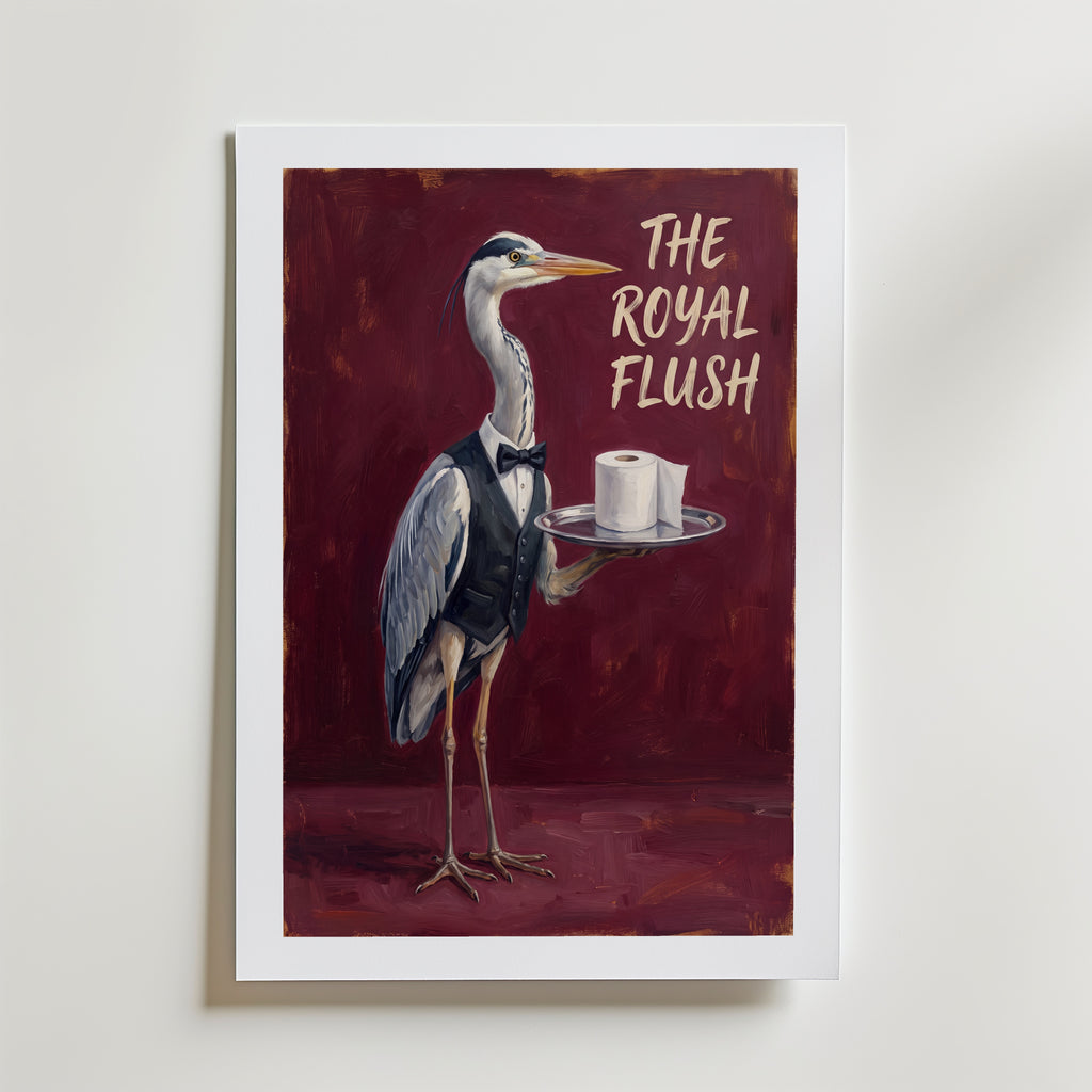 The Royal Flush Poster – med passepartout