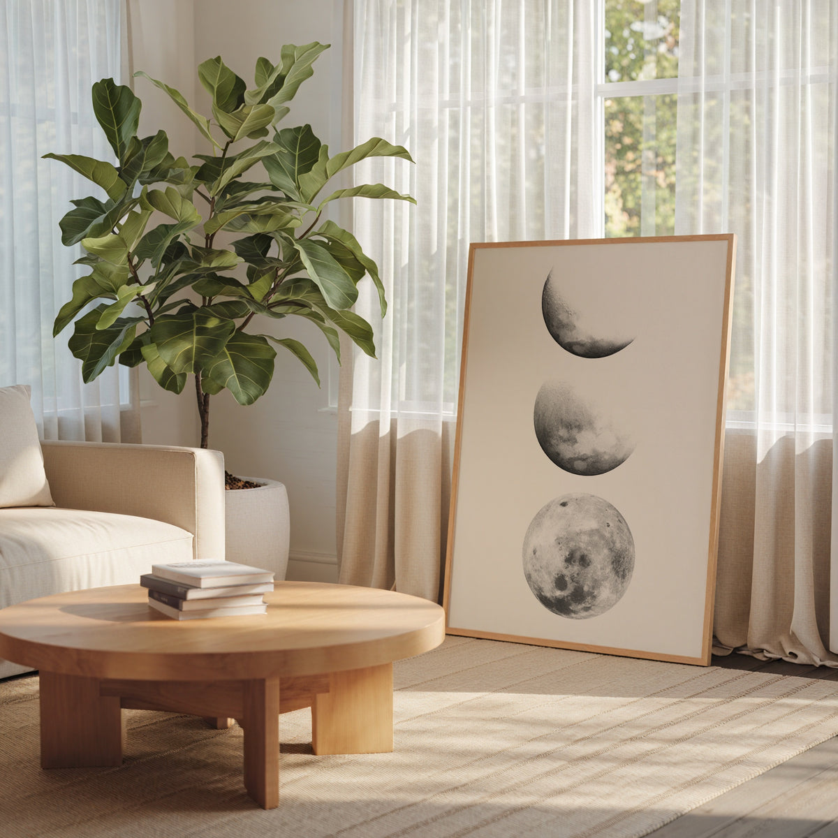 Waxing Moon Trio Poster – i rum 4