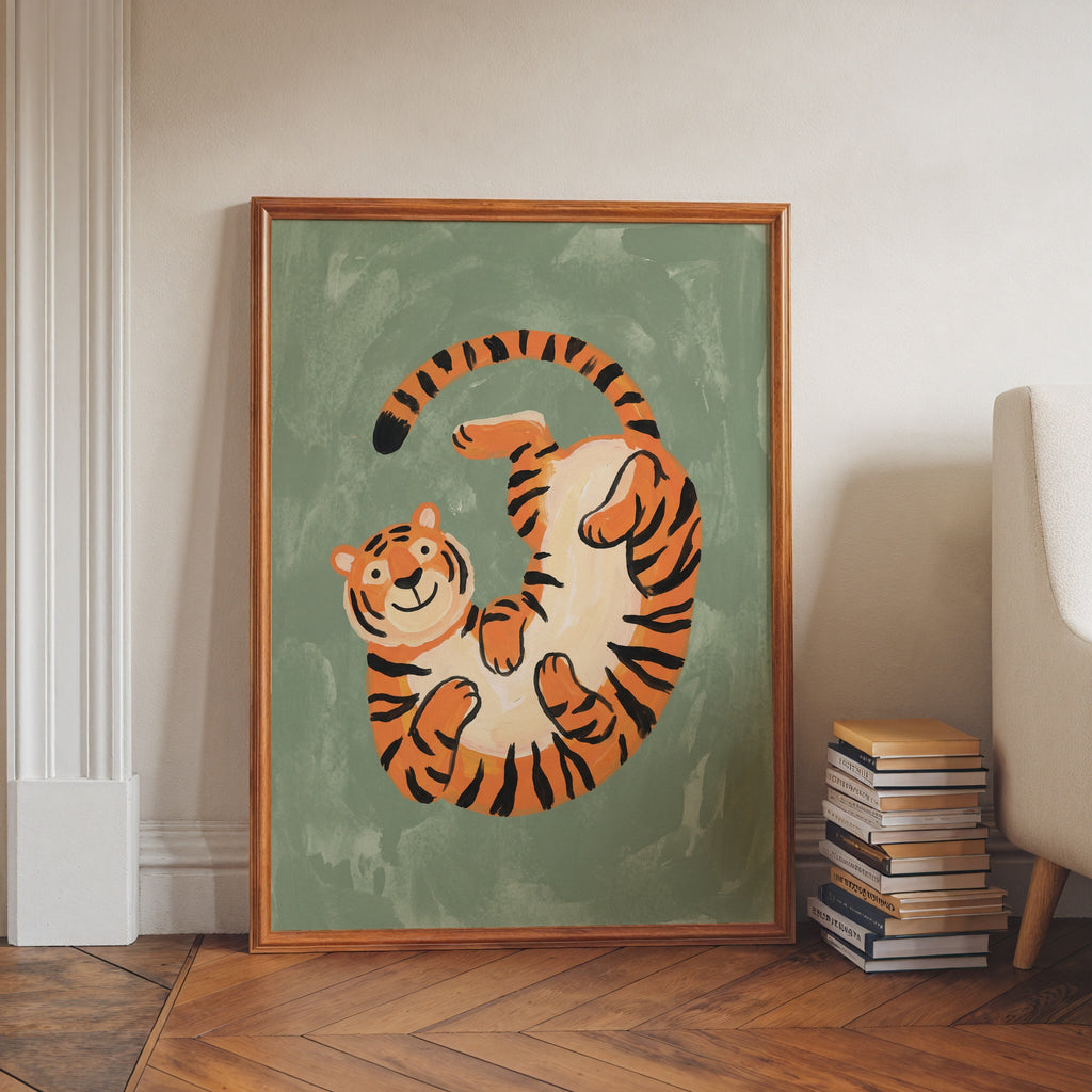 Tiger Tumble Poster – i rum 4