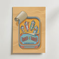 Tinned & Tanned Poster – canvas utan passepartout