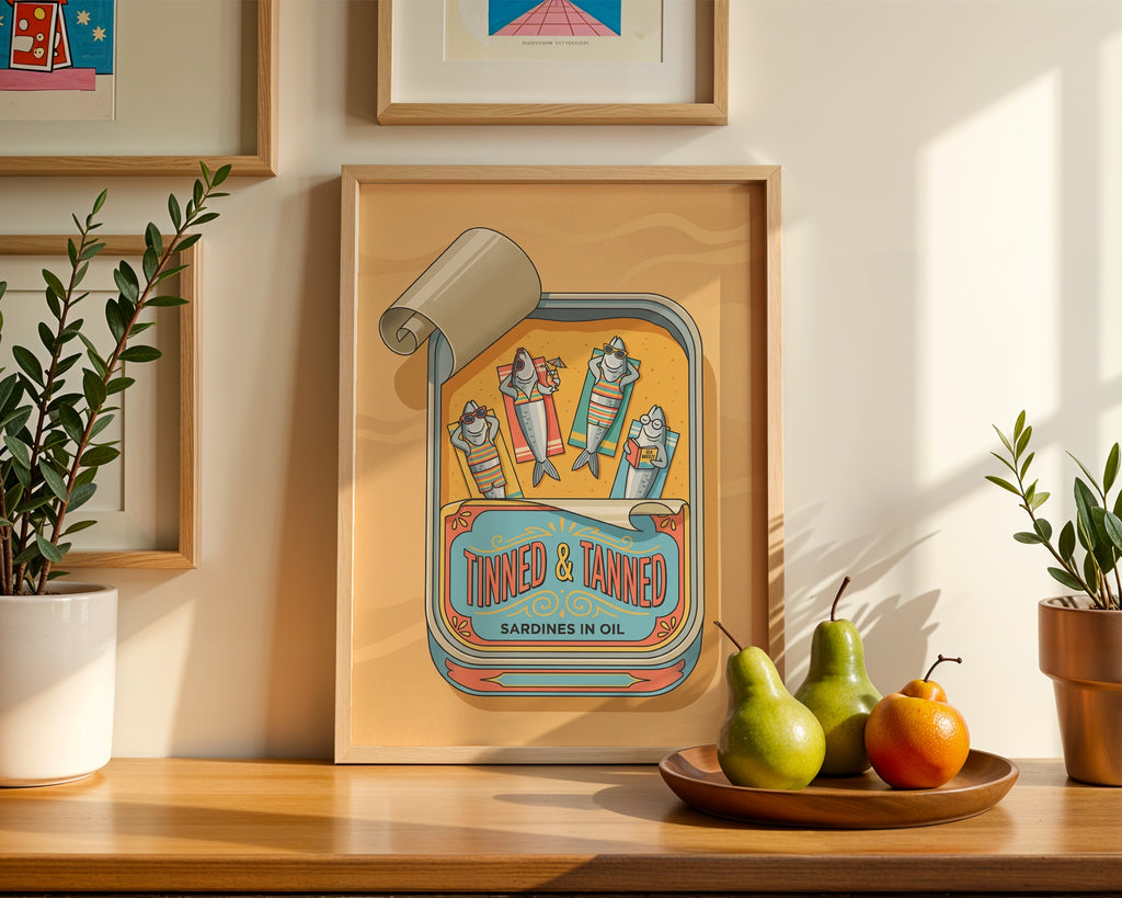Tinned & Tanned Poster – i rum 2