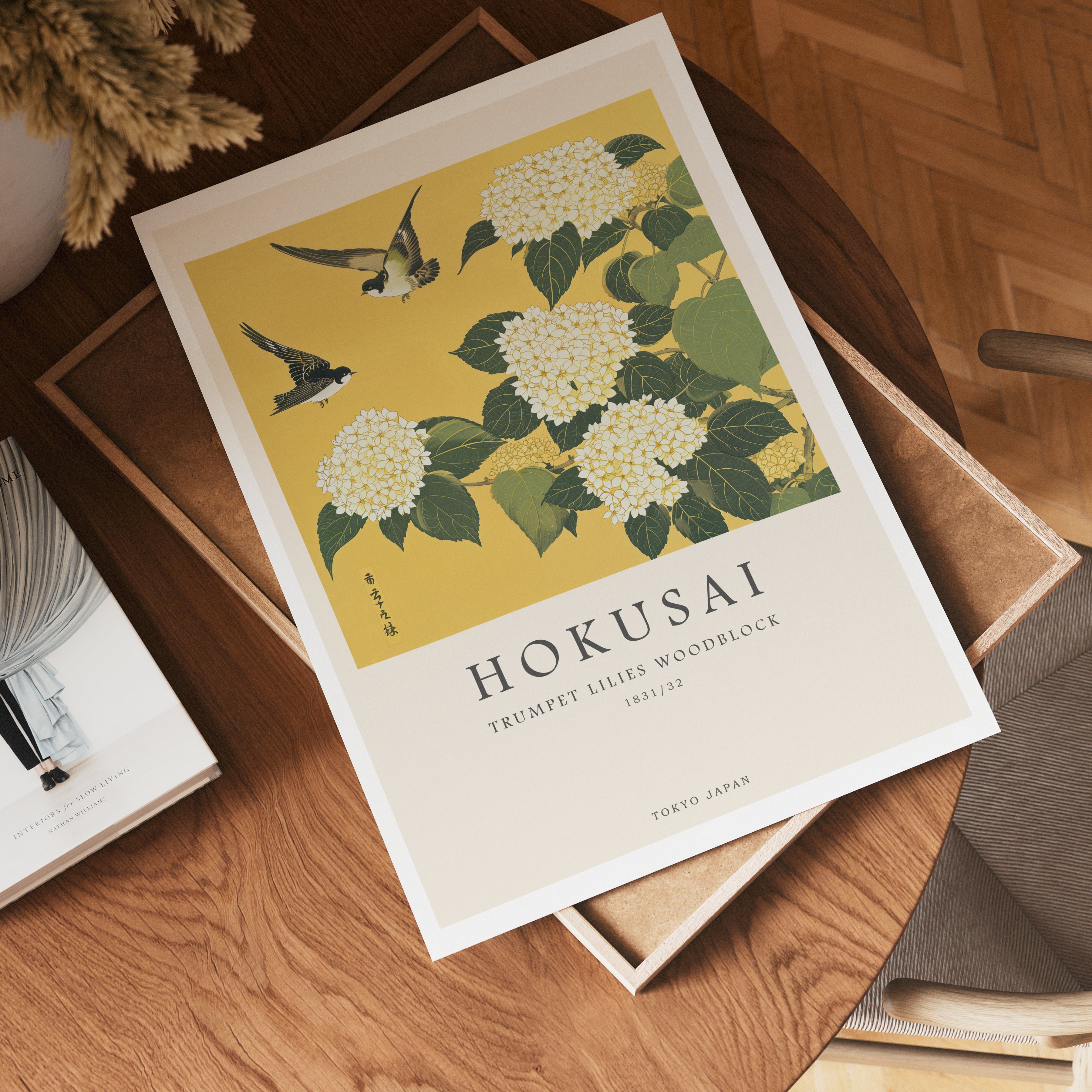 Yellow Botanical Harmony – affisch med stilfullt motiv från Bozetto i hög kvalitet