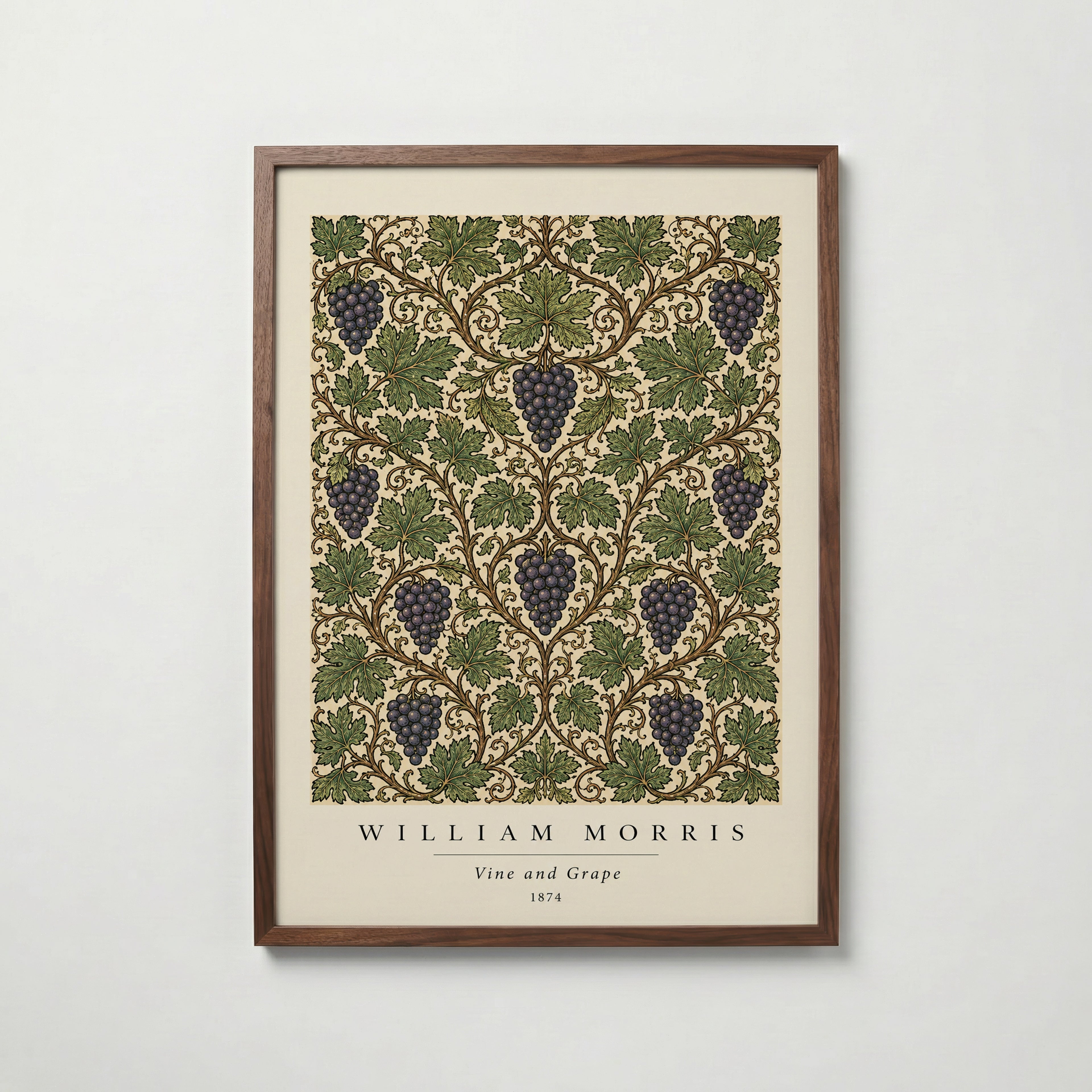 Vine and Grape William Morris Poster