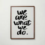 Brushstroke Manifesto Poster – valnötsram