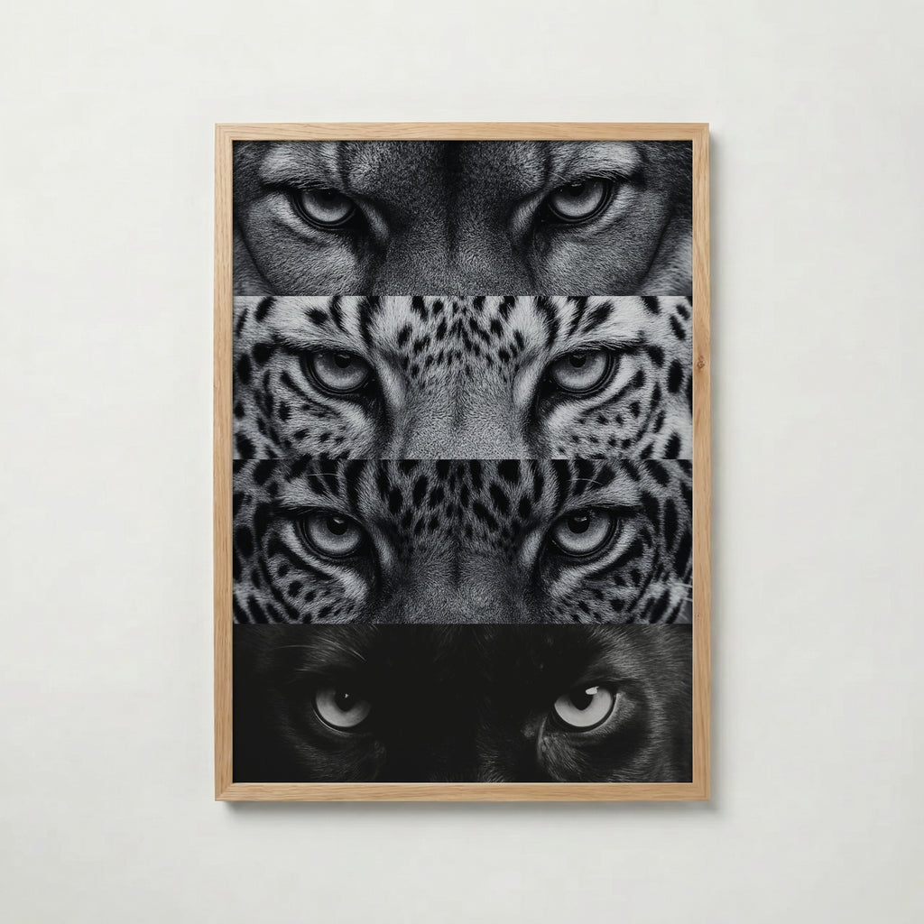 Four Wild Gazes Poster – ekram
