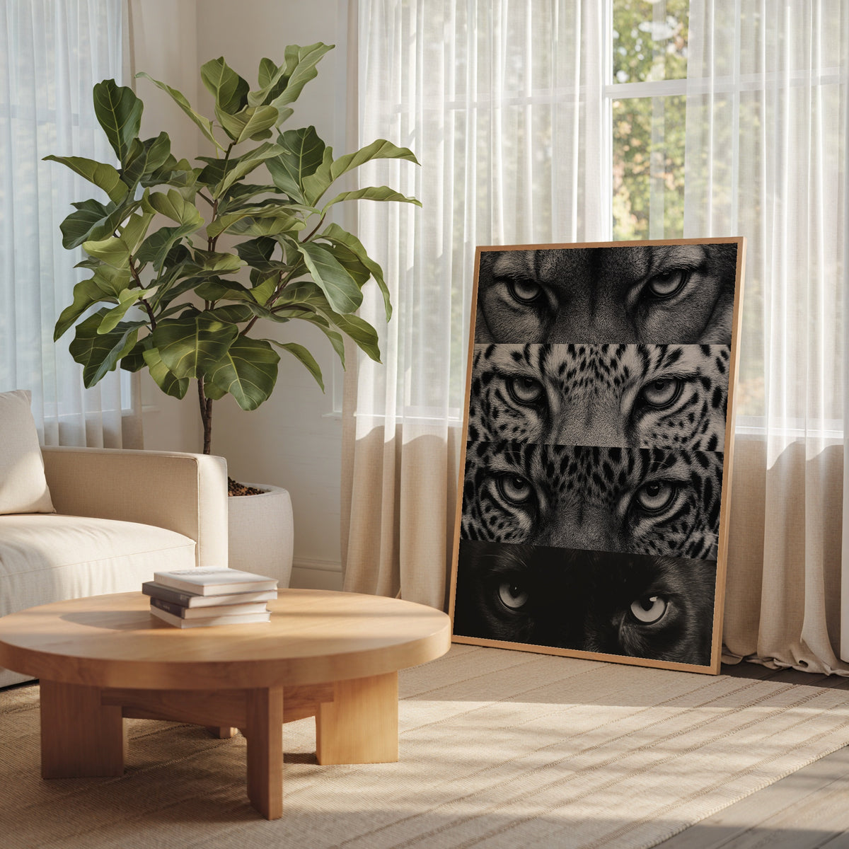 Four Wild Gazes Poster – i rum 3