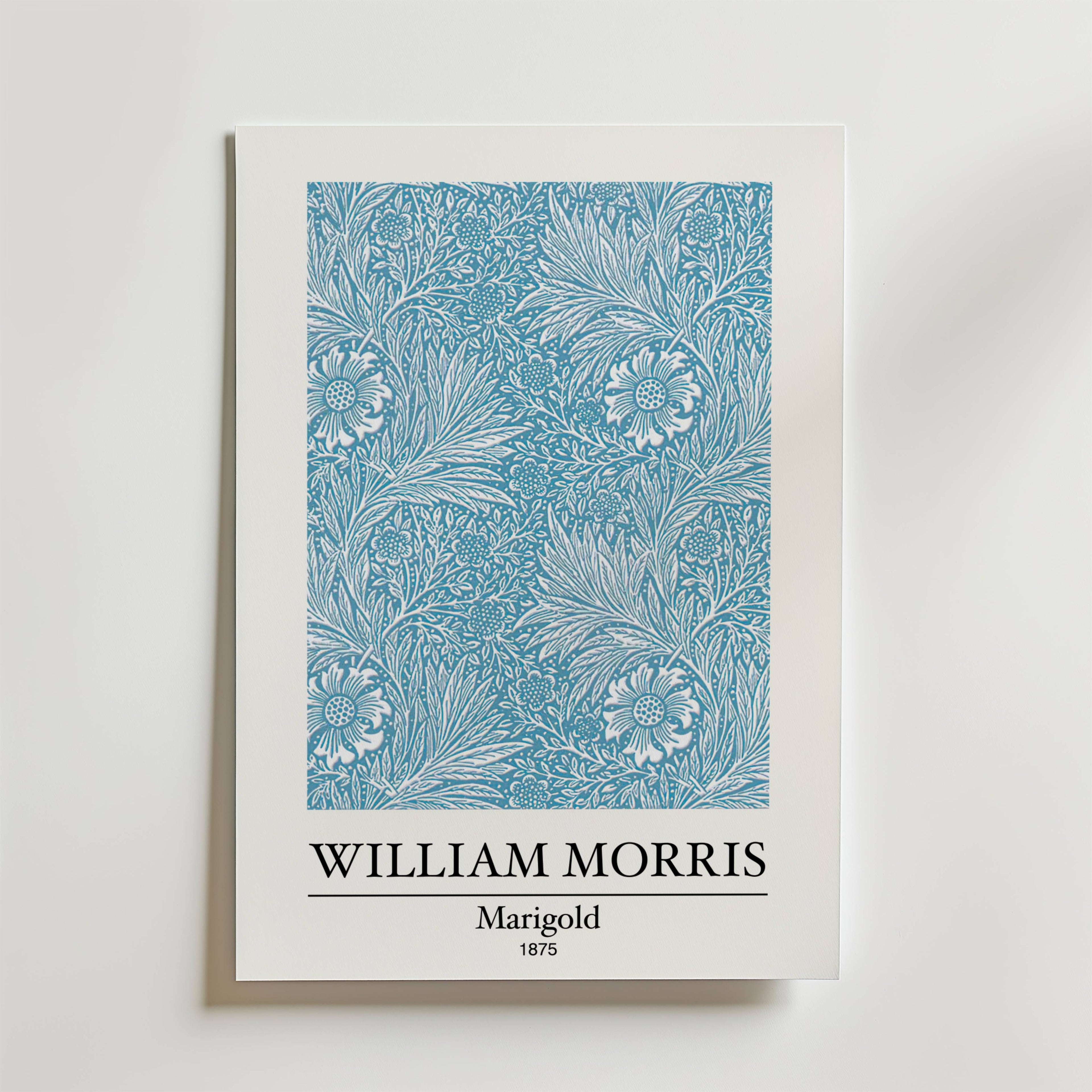 William Morris Marigold – stilfullt konsttryck från Bozetto, tryckt på matt finpapper
