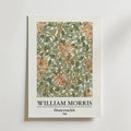 William Morris Honeysuckle – stilfullt konsttryck från Bozetto, tryckt på matt finpapper