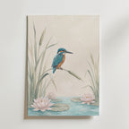 William Morris Kingfisher by the Lily Pond Poster – canvas utan passepartout