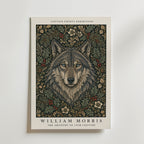 Wolf in the Holly William Morris Poster