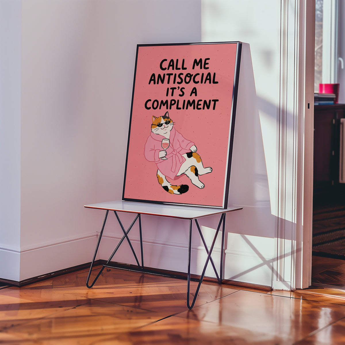 Call Me Antisocial Poster – i rum 3