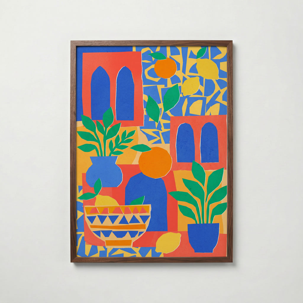 Arched Still Life Poster – valnötsram