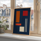 Bauhaus Balance som inredningsdetalj i hemmet, konst från Bozetto