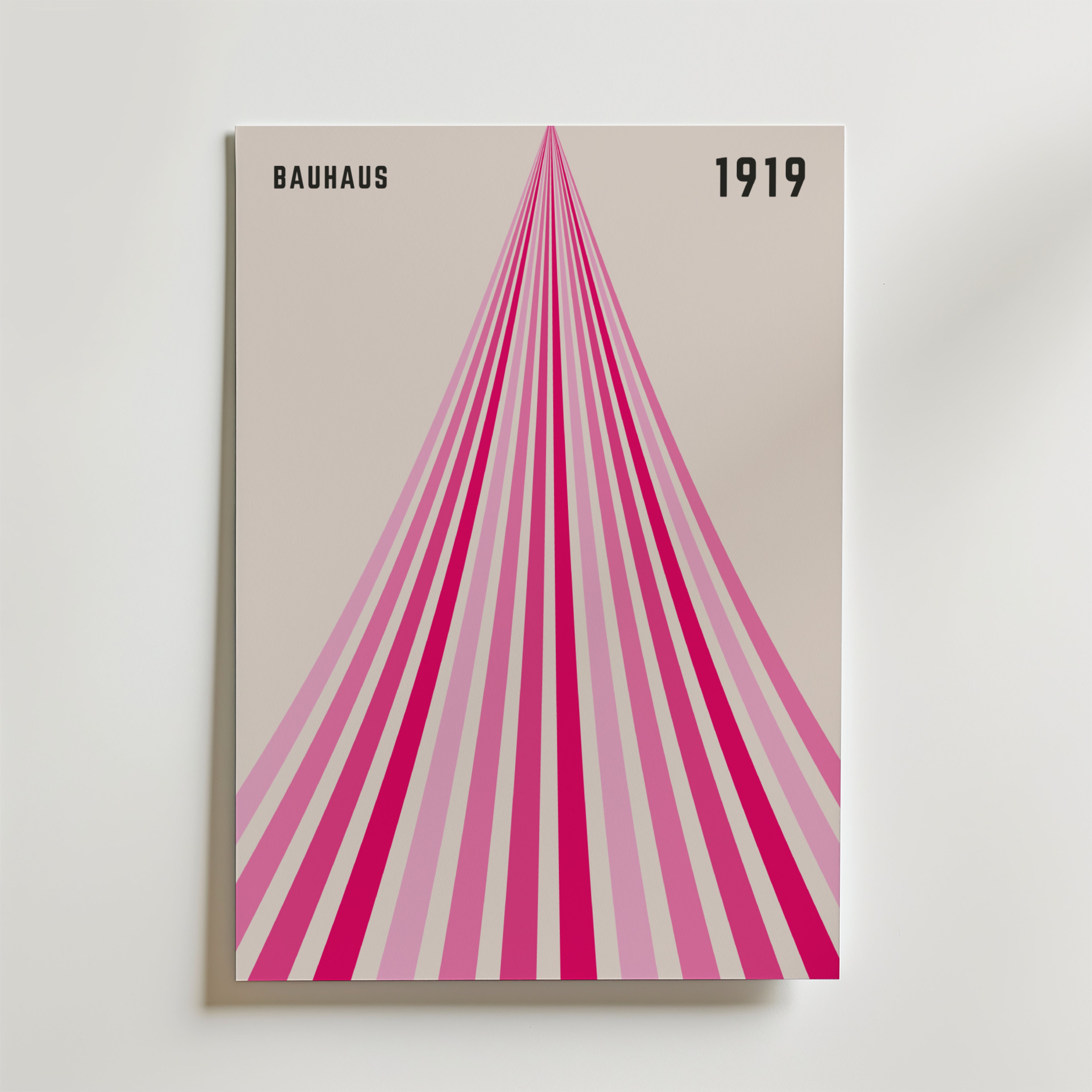 Bauhaus Ascend – stilfullt konsttryck från Bozetto, tryckt på matt finpapper i hög tryckkvalitet