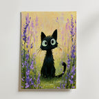 A Tiny Black Cat – canvas utan passepartout