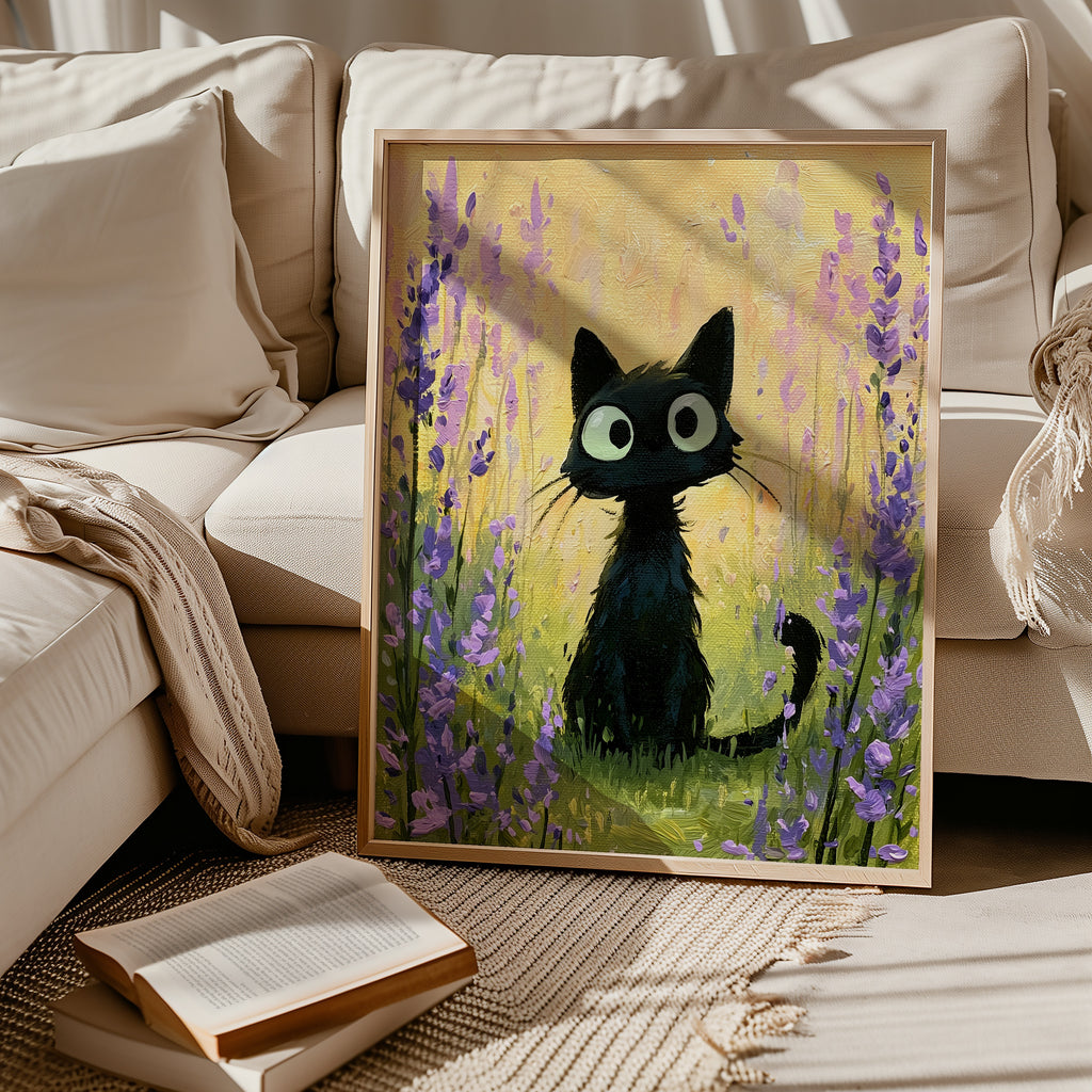 A Tiny Black Cat – i rum 4